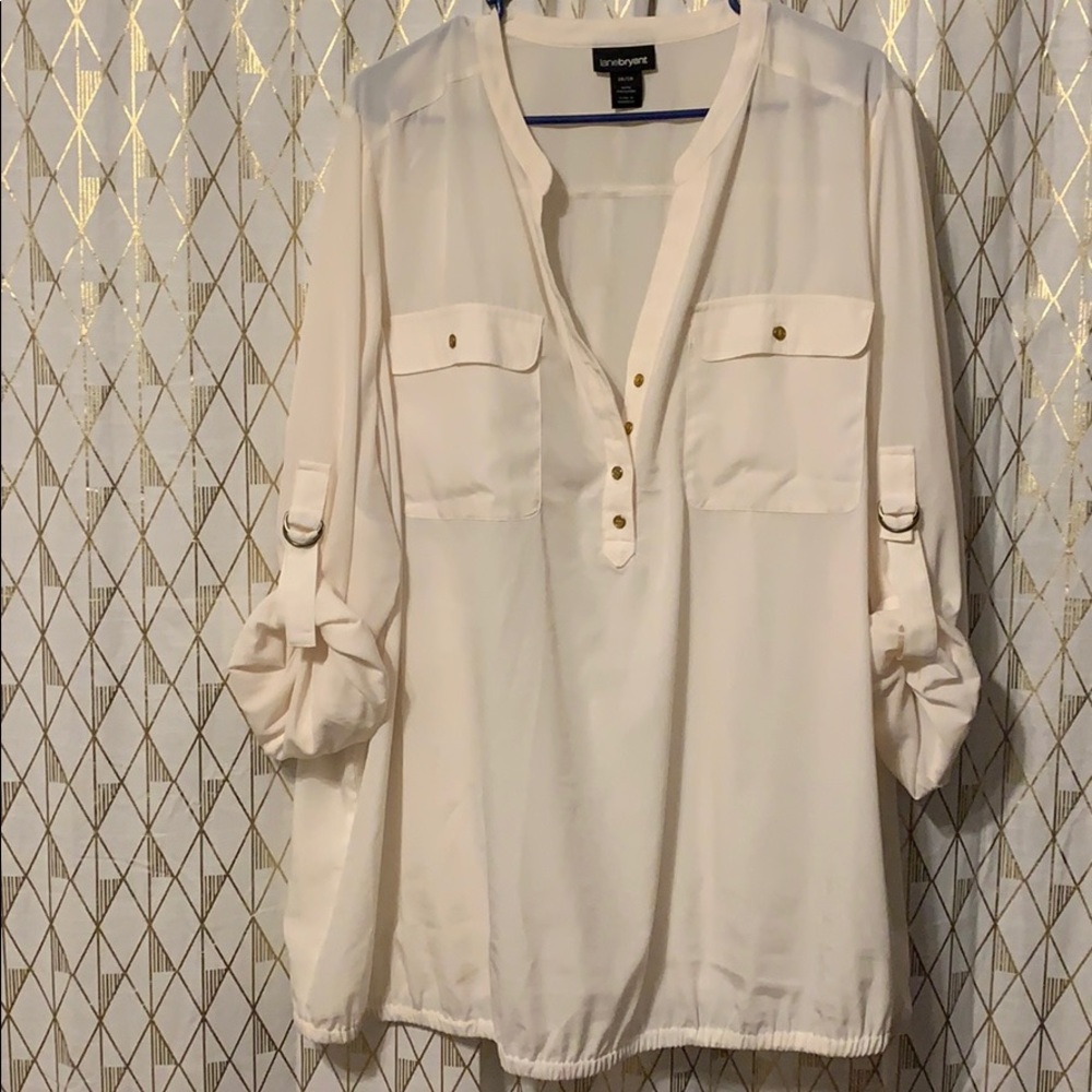 Cream blouse